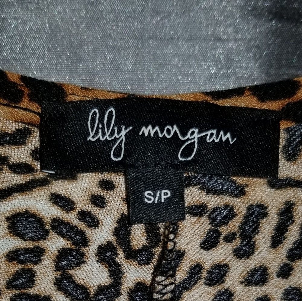 Lily Morgan Womens Cheetah Leopard Print Stretchy Dress Label Reads Size Small - Picture 4 of 14